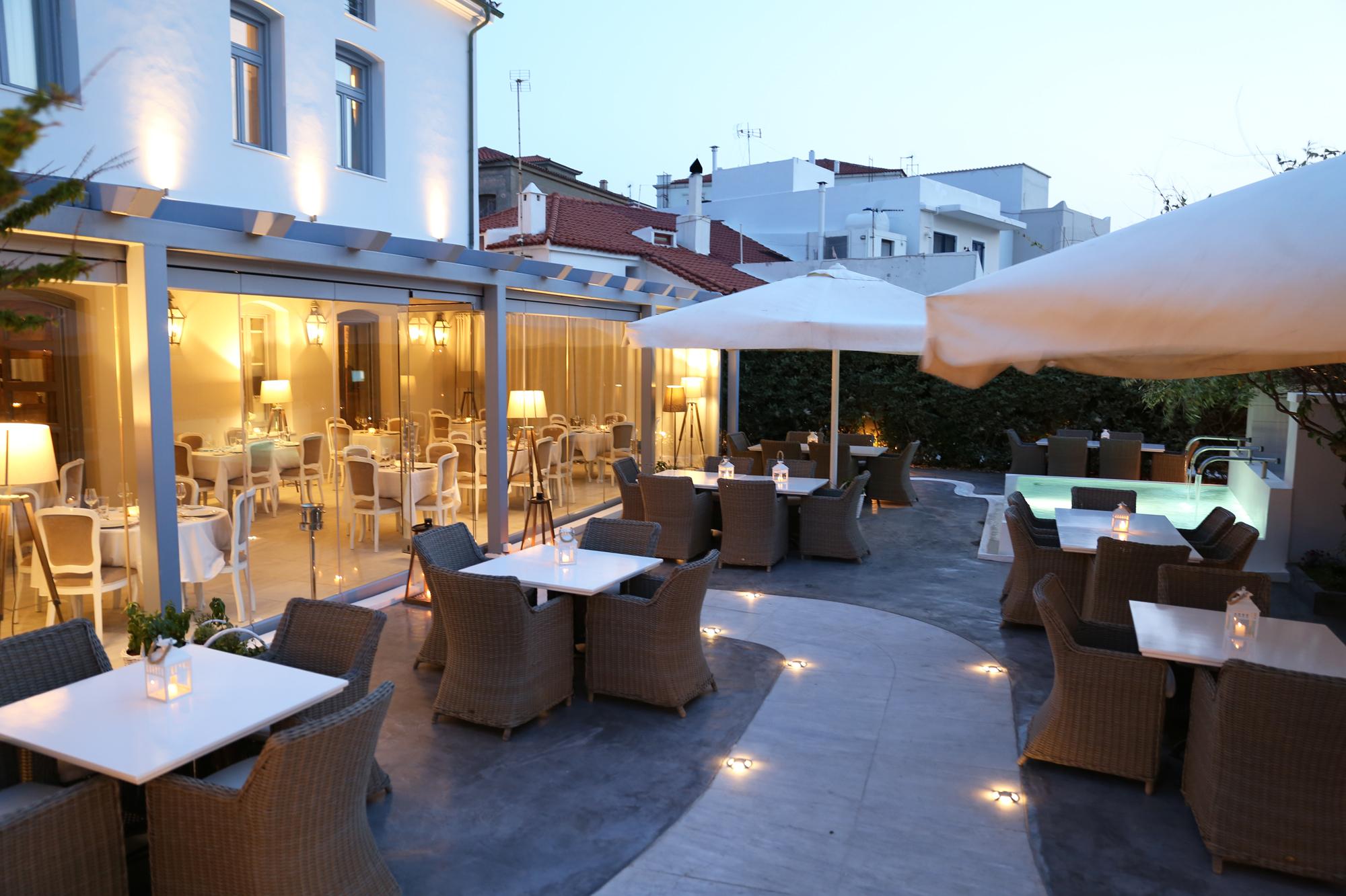 Micra Anglia Boutique Hotel & Spa Andros Town Ngoại thất bức ảnh